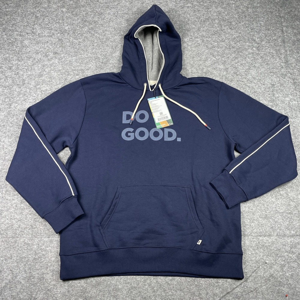 Cotopaxi Hoodie Mens XL Maritime Do Good Organic Cotton Pullover Sweatshirt NEW